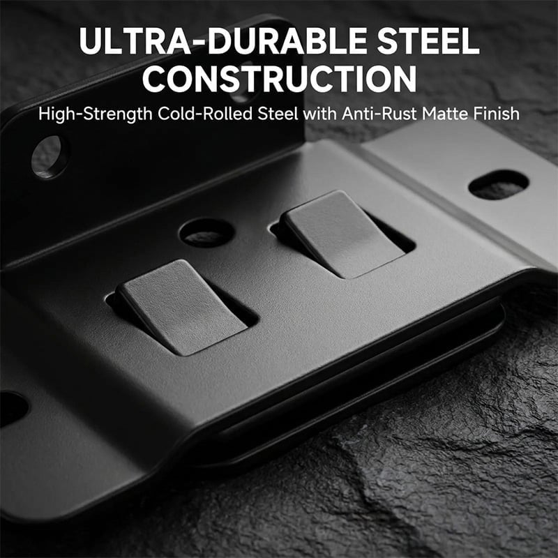 2-in-1 Iron Buckle Corner Brackets