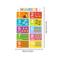 Colorful Educational Posters（16PCS/SET ）