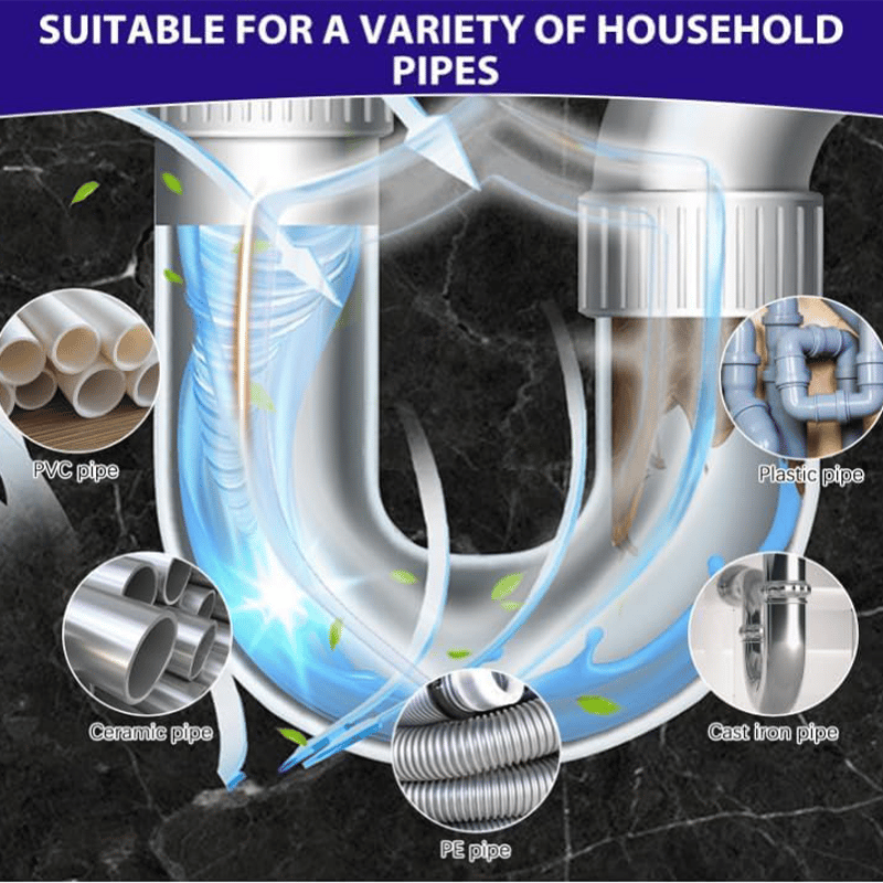 Rapid-Foam Toilet Cleaner & Drain Unclogger