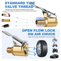 Tire Air Chuck with Clip Adapter