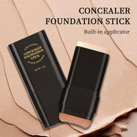 Dual-Ended Concealer Stick with Built-In Brush