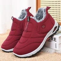 Couple's winter velvet and thick cotton shoes