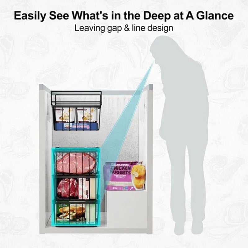 Sakerplus®  Efficient Stackable Freezer Storage Solution