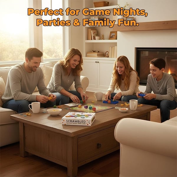 Scrambled Dice Word Game Set