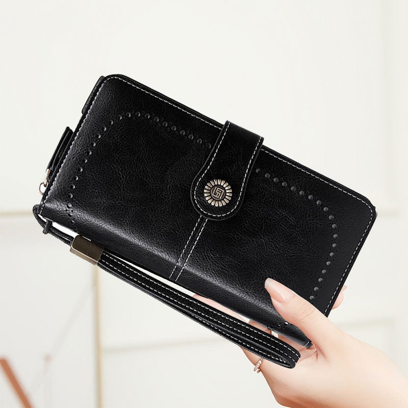 RFID Anti-magnetic Long Wallet