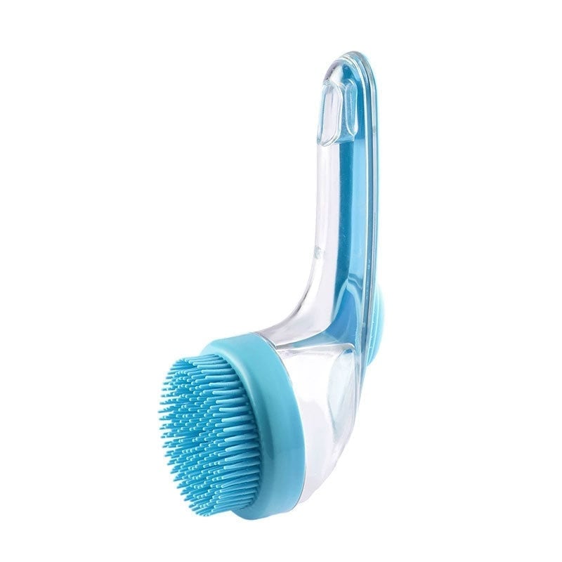 Press-to-Dispense Bath Brush (18 cm)