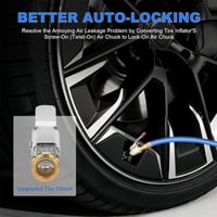 Tire Air Chuck with Clip Adapter
