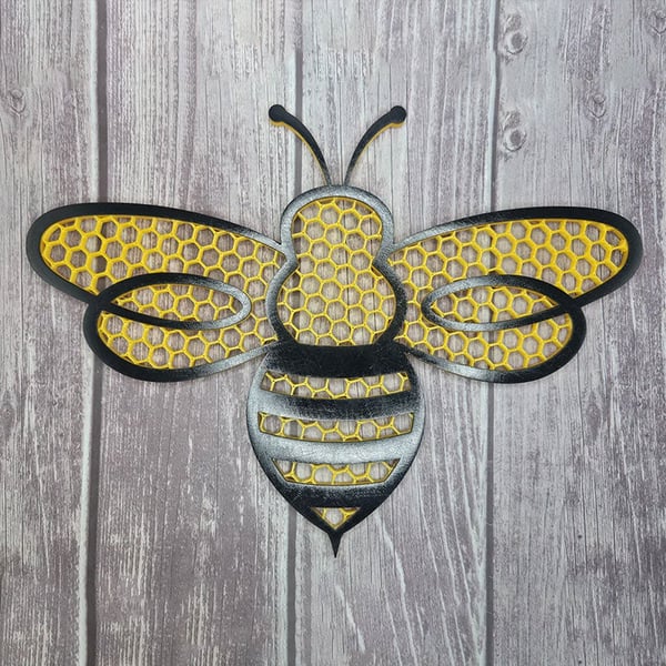 Bee Shaped Floating Pollinator Island