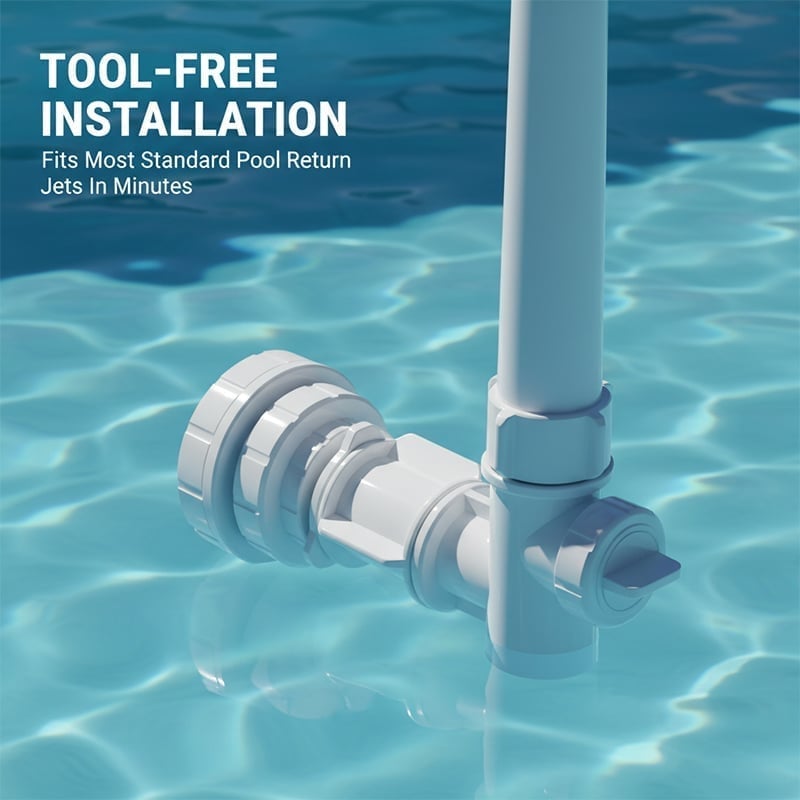 Dual-Head Solar & Type-C Pool Fountain Light