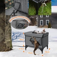 Sakerplus Premium Heated Cat House