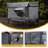 Saker Premium Heated Cat House