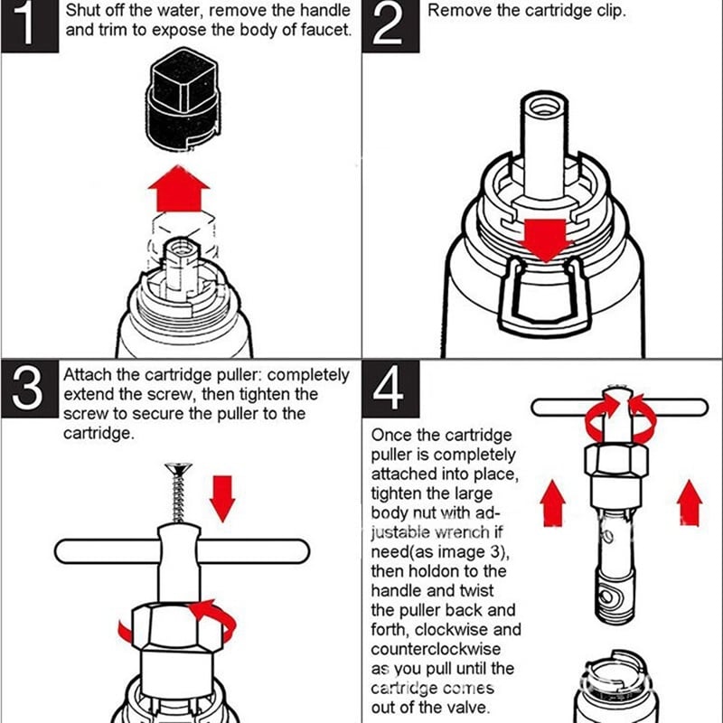 Single Handle Cartridge Removal Tool
