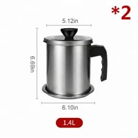new-Stainless Steel Kitchen Oil Filter