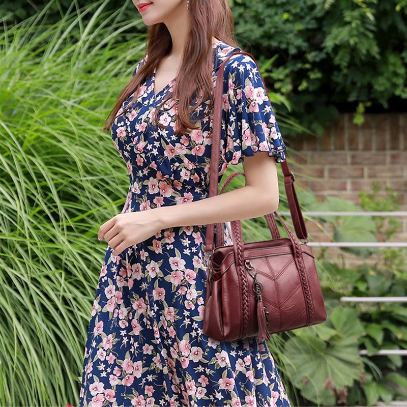 Tassel Large Capacity Crossbody Bag