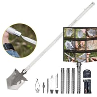 Multifunctional portable outdoor camping engineer shovel