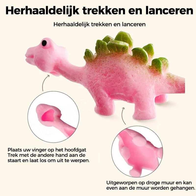 Katapult Dinosaurus Vingerspeelgoed (10st)