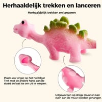 Katapult Dinosaurus Vingerspeelgoed (10st)
