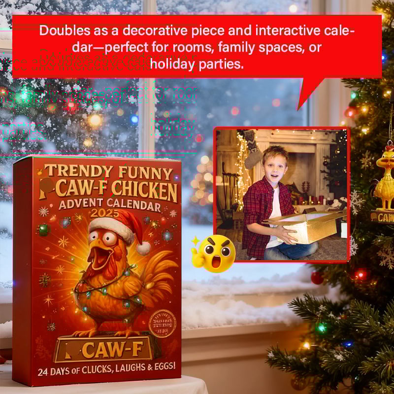Funny Chicken Christmas Advent Calendar