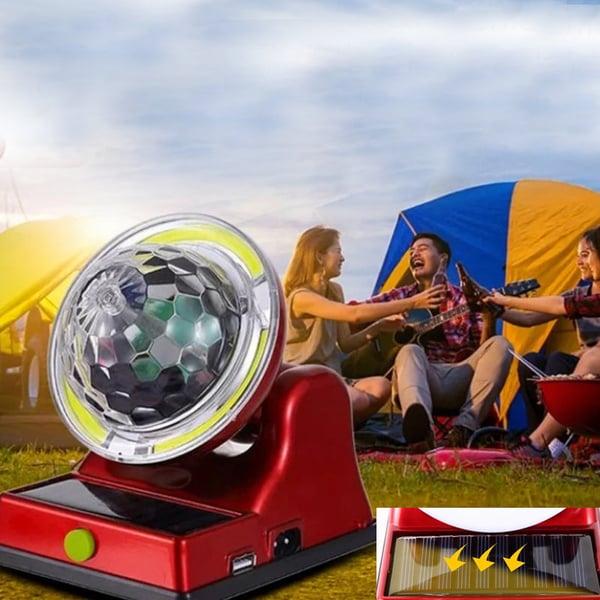 Solarbetriebene bunte Magic Ball RGB Atmosphärenlampe