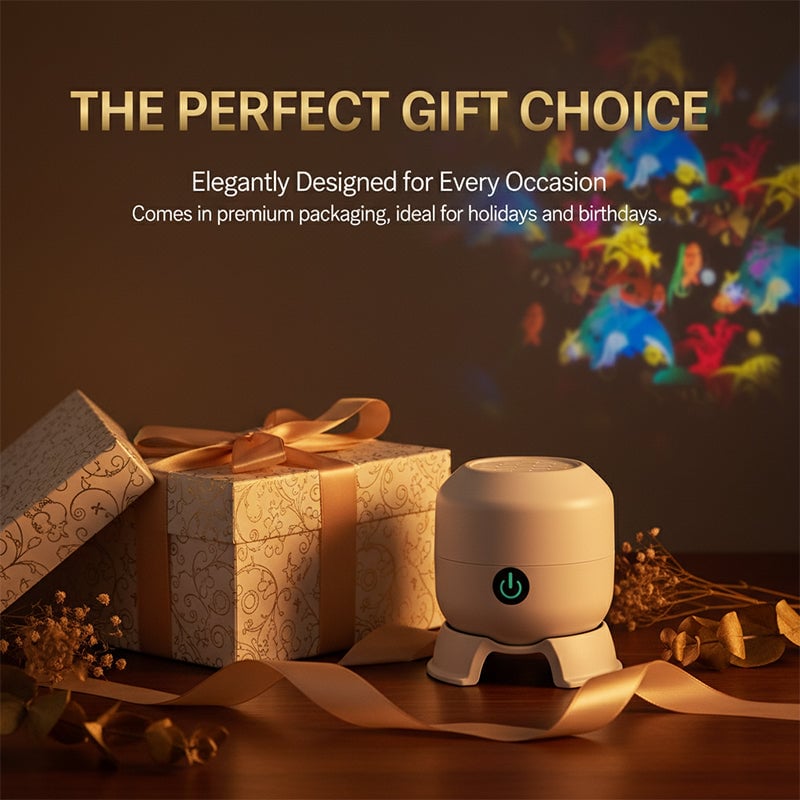 Dynamic Rotating LED Projector Light
