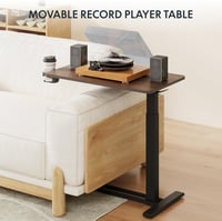 Kexon™ Hidden Casters Adjustable Bedside Table