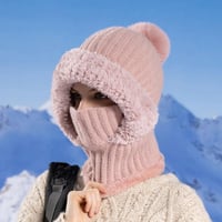 Women's Knitted 3-in-1 Cold-Proof Hat