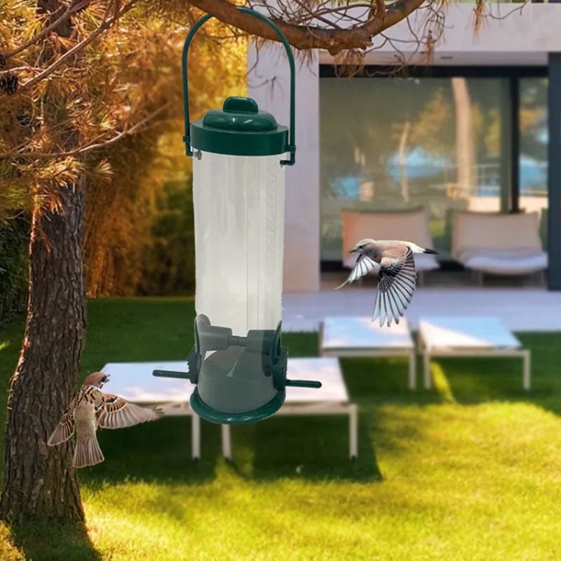 🐦Mangiatoia per uccelli a prova di scoiattolo