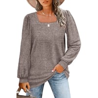 Puff Sleeve Square Neck T-Shirt