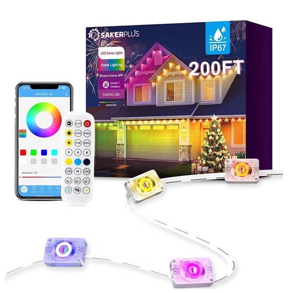 Sakerplus Smart RGB Outdoor Lights for Decor