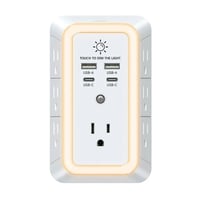 10-in-1 ETL-Certified Surge Protector Power Outlet