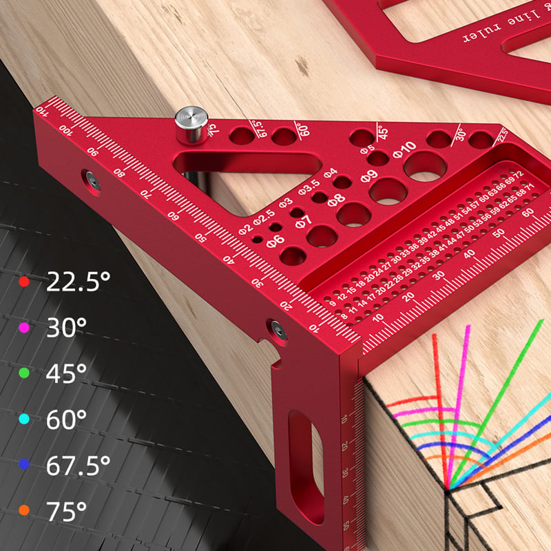 📐 3D-Multi-Winkel-Messlineal