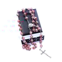 Handgemachte Onyx Kranz Perlenkette