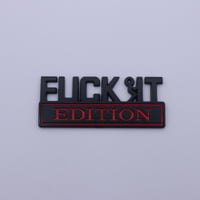 Fuck IT Edition Emblem 3D Sticker Decal