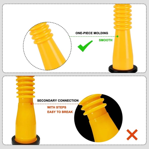 Upgraded Replacement Gas Can Spout With Flexible Nozzle