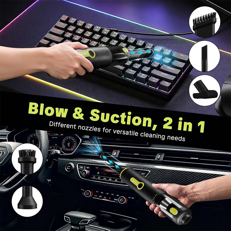 Sakerplus® Portable Cordless Handheld Car Vacuum Cleaner