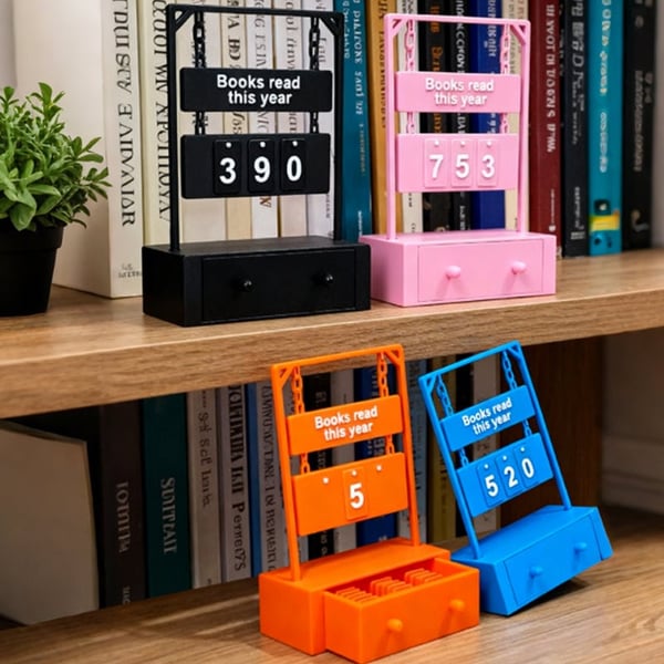 Hanging Book Counter With Numbers