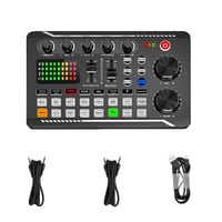 Live Sound Card with DJ Mixer and Voice Changer