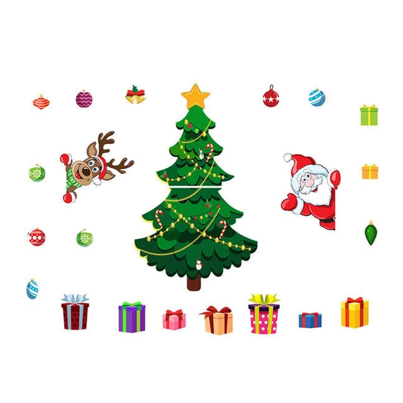 Christmas-themed Magnetic Stickers