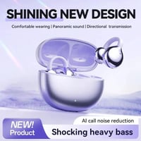 ✨AI Translation Open Ear Clip Bluetooth Headphone