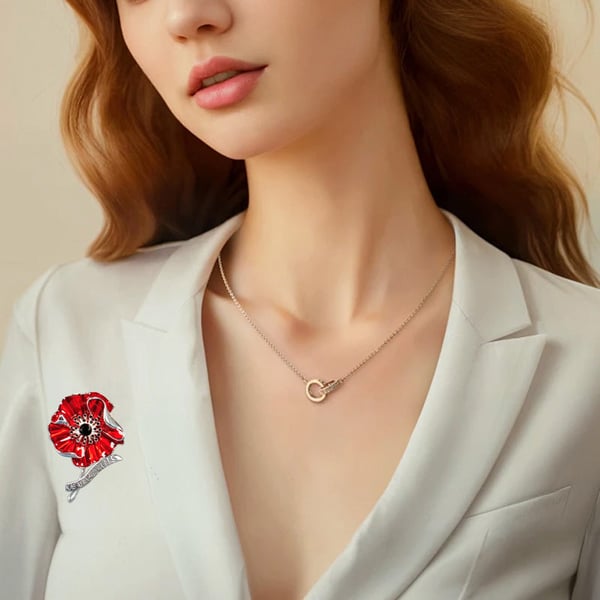 VE Day 80th Anniversary Poppy Brooch