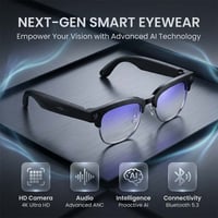 Sakerplus® AI Camera Glasses with Real-Time Translation
