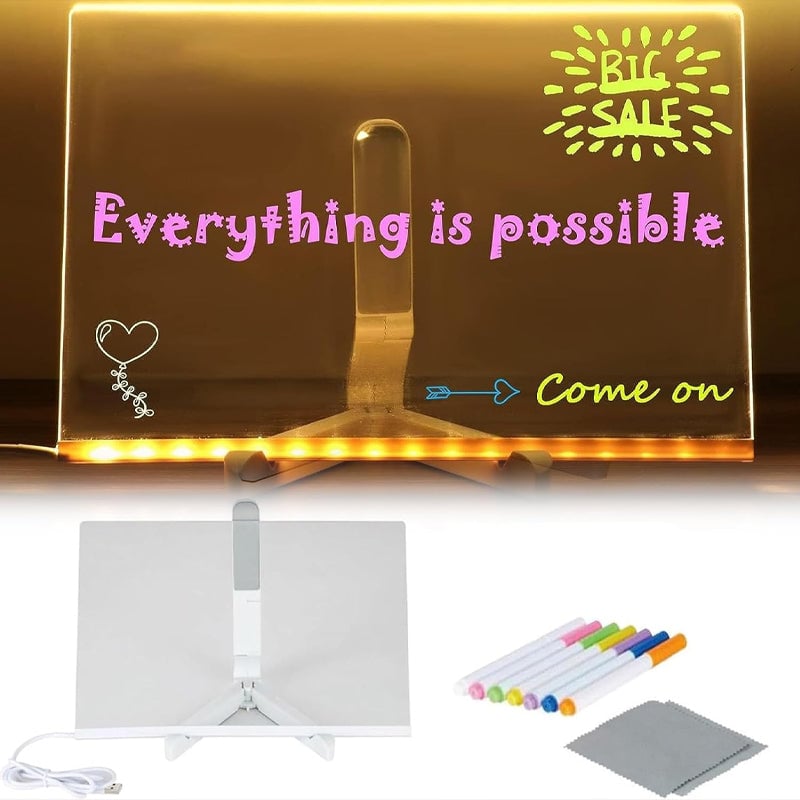 ✨LED Note Board with Colors✏️