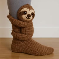 3D Knitted Animal Socks