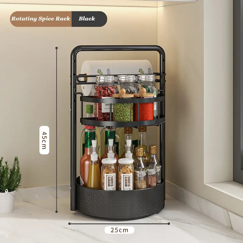Sakerplus® Rotating Spice Rack Organizer Countertop