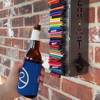 Metallkylhållare med flask öppnare