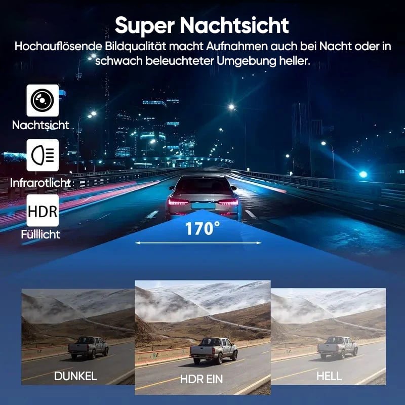 Saker Rundum Auto Dashcam System