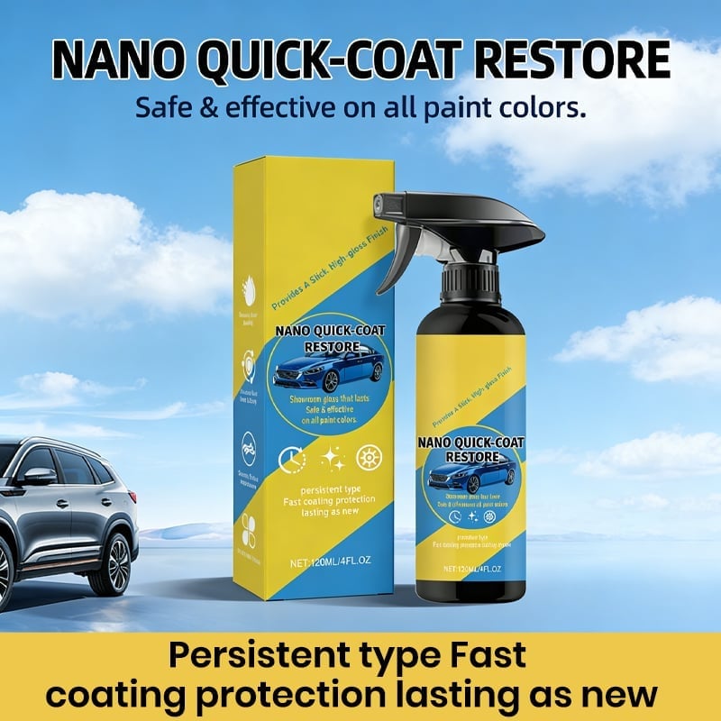 Car Nano Quick-Coat Restore-Coating Spray [120ML]