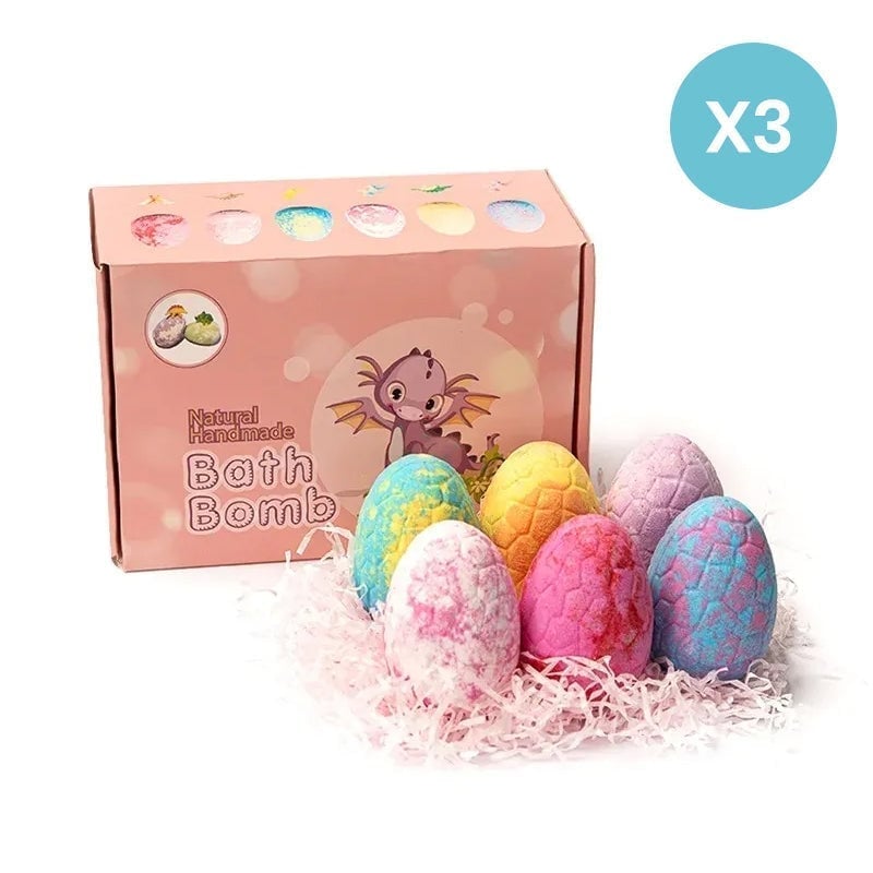 Kinder Dinosaurier-Ei Badebomben