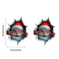 Santa Claus Wall Sticker Set