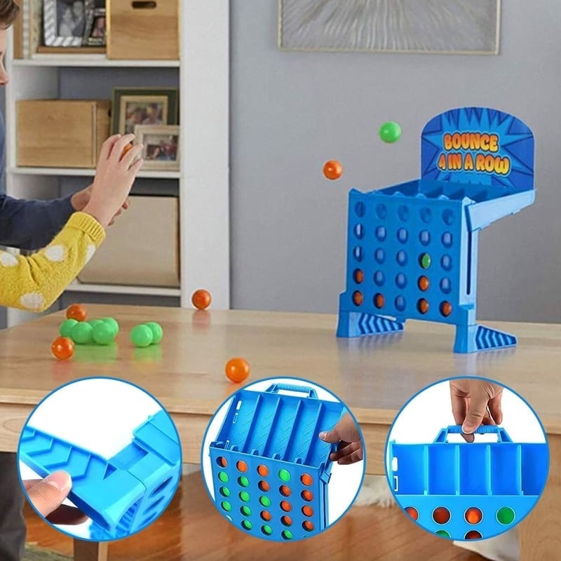 Bounce 4-in-a-Row: The Ultimate Skill-Based Family Challenge